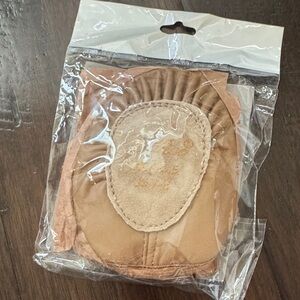 Tan Leather Dance Shoes half soles